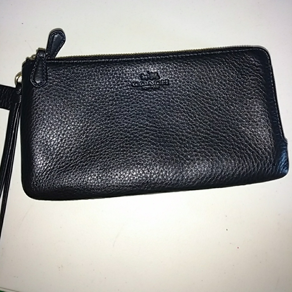 Large coach wristlet